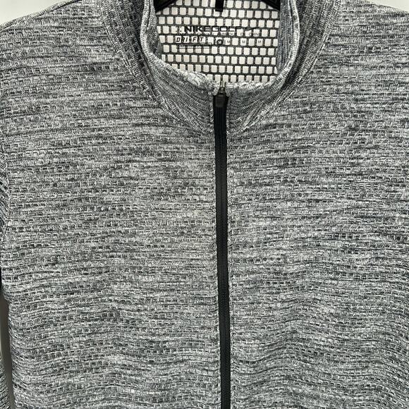 Nike Golf Dri Fit Women's Gray Long Sleeve Full Zip Activewear Jacket Medium - Picture 2 of 12